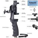 Portable Action Camera and Smartphone Stabilizer Kit