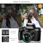 Saneen 4K WiFi Vlogging Camera with 64MP