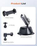 A2C Suction Cup Mount for GoPro and Phones
