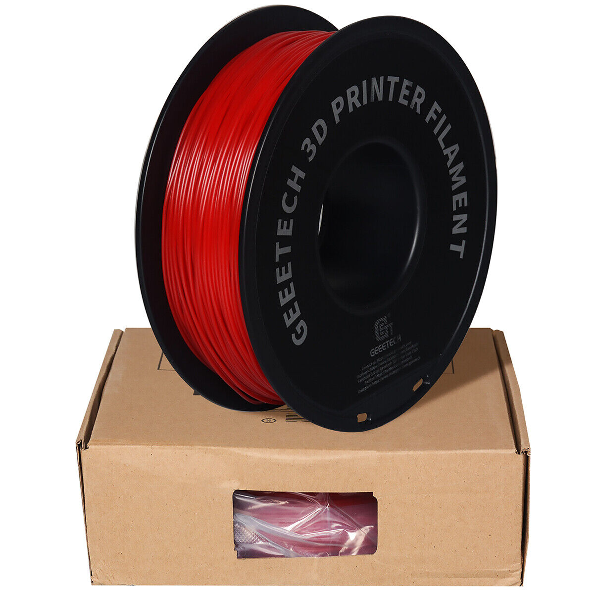 Geeetech 1KG Red PETG 3D Printer Filament