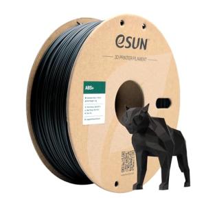 eSUN ABS+ 1.75mm 3D Printer Filament, 1kg, Black