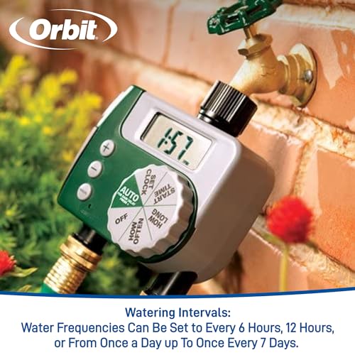 Orbit 58910 Digital Hose Faucet Timer with 2 Outlets