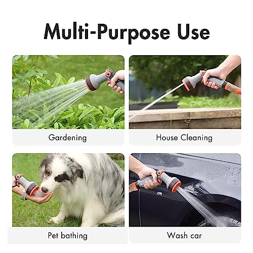 DRINCOSH 50 ft Flexible Garden Hose with Grip