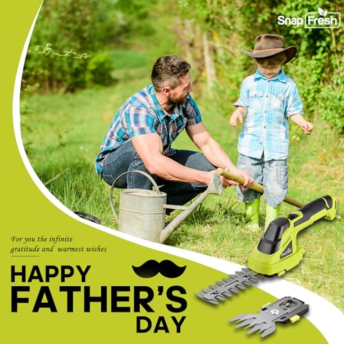 SnapFresh Cordless Hedge Trimmer 7.2V