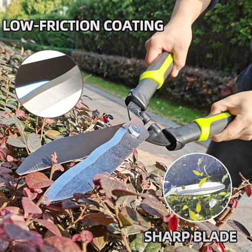 19-Inch Hedge Clippers with Sharp Wavy Blades