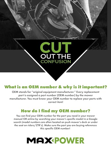 Maxpower Mulching Blade for 21 Inch Mowers