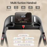 Cursor Fitness Folding Treadmill with Heart Sensor