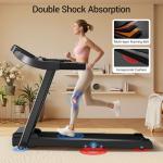 Cursor Fitness Folding Treadmill with Heart Sensor