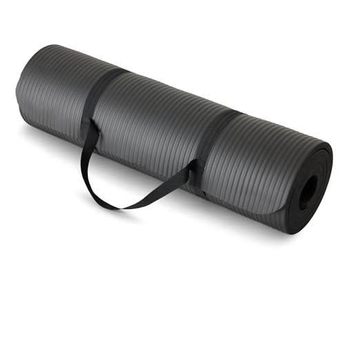 Extra Thick 1/2 Inch Yoga Mat with Strap