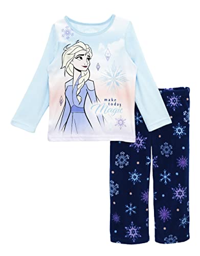 Frozen Pajamas for Girls - Aqua/Navy, Size 2T