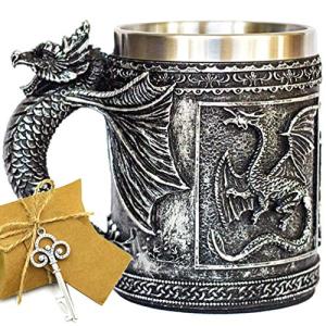 Game of Thrones Dragon Steel Mug for Collectors