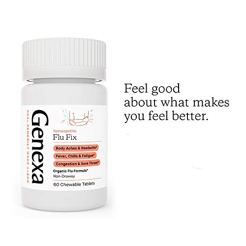 Genexa Flu Fix 60 Tablets - Multi-Symptom Remedy