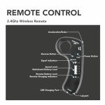 Caroma 350W Electric Longboard with Remote
