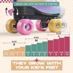 Apollo Adjustable Retro Quad Skates for Women