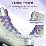 Holographic High-Top Roller Skates for All Ages