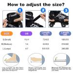 Adjustable Kids Roller Skates with 8 LED Wheels