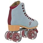 Candi GRL Carlin Blue/Burgundy Quad Roller Skates