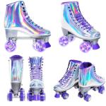 JajaHoho Holographic High Top Roller Skates
