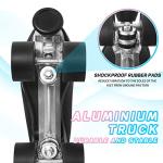 Nattork High-Top Roller Skates for Women - Black