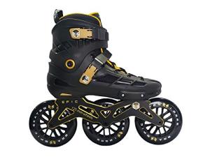 Epic 125mm Engage Inline Speed Skates - Black/Gold
