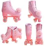 JetHok High Top Pink Roller Skates for Women