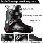 Unisex 3-Wheel 110mm Inline Skates for Adults