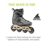 Rollerblade Lightning 90 Men's Inline Skates - Anthracite/Taupe