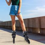 VEZLOPUS Adjustable 3-Wheel Inline Skates for All