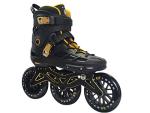 Epic 125mm Engage 3-Wheel Inline Skates - Black/Gold
