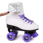 Retro Purple Quad Skates for Women and Men