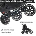 Unisex 3-Wheel 110mm Inline Skates for Adults