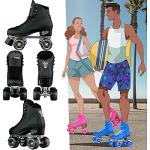Crazy Skates Retro Adjustable Quad Roller Skates