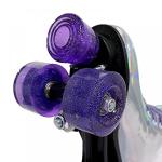 Holographic High-Top Roller Skates for All Ages