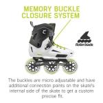 Rollerblade Lightning 110 Inline Skates - White/Black