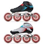 Bont GT4 Inline Speed Racing Skates - White/Red