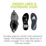 Rollerblade Lightning 90 Men's Inline Skates - Anthracite/Taupe