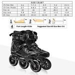 PASENDI 3x110mm Inline Skates for Adults