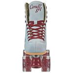 Candi GRL Carlin Blue/Burgundy Quad Roller Skates