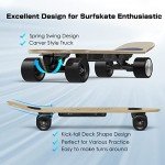 32" Electric Surf Skateboard - 12.5 MPH, 4 Speeds