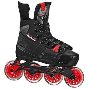 TOUR Unisex Adjustable Youth Hockey Skates - Black