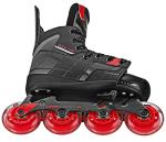 TOUR Unisex Adjustable Youth Hockey Skates - Black