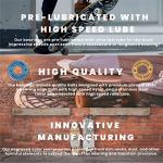 Yellow Jacket ABEC 9 Inline Skate Bearings Pack