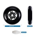FLYDAZZLE Inline Skate Wheels - 80mm Replacement Set