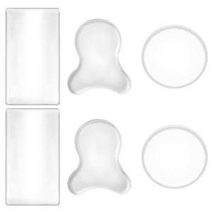 6-Pack Gel Ankle Pads for Skating Protection