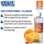 Sonic Citrus Skate Bearing Cleaner - 8 oz