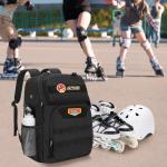 GOBUROS Large Skate Bag with Accessory Pockets