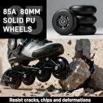 VORTRACK Inline Skate Wheels 85A with Bearings