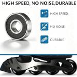 VORTRACK Inline Skate Wheels 85A with Bearings