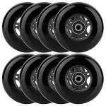 WHEELCOME Inline Skate Replacement Wheels - 8-Pack