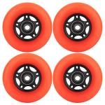 WHEELCOME Inline Skate Wheels with ABEC-9 Bearings